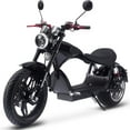 thumbnail image 1 of MotoTec Raven 60v 30ah 2500w Lithium Electric Cafe Motorcycle Black, 1 of 5