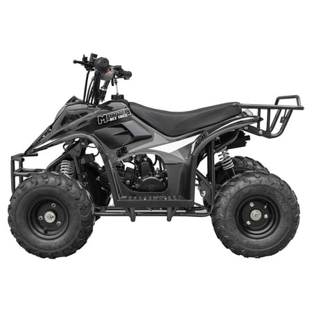 MotoTec Rex 110cc Kids Gas Powered ATV with Adjustable Handlebars Remote Start Trail Tires