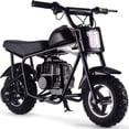 thumbnail image 1 of MotoTec Urchin 49cc 2-Stroke Kids Gas Mini Bike Black, 1 of 6
