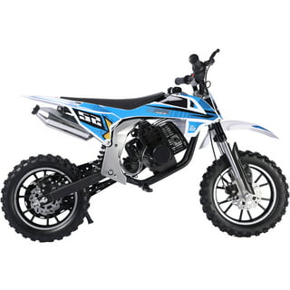 Oryxearth Gas Powered Mini Dirt Bike with Headlight, 105CC 4-Stroke  Off-Road Motorcycle, Trail Mini Bike for Kids W/EPA Approved，Weight Support  185