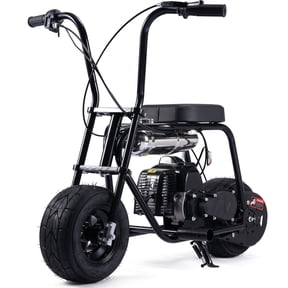 MotoTec Wild Rover 49cc 2-Stroke Kids Gas Mini Bike Black
