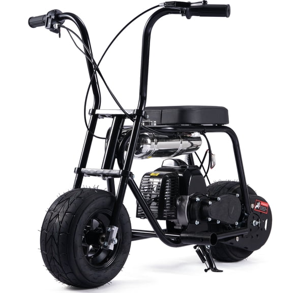 MotoTec Wild Rover 49cc 2-Stroke Kids Gas Mini Bike Black