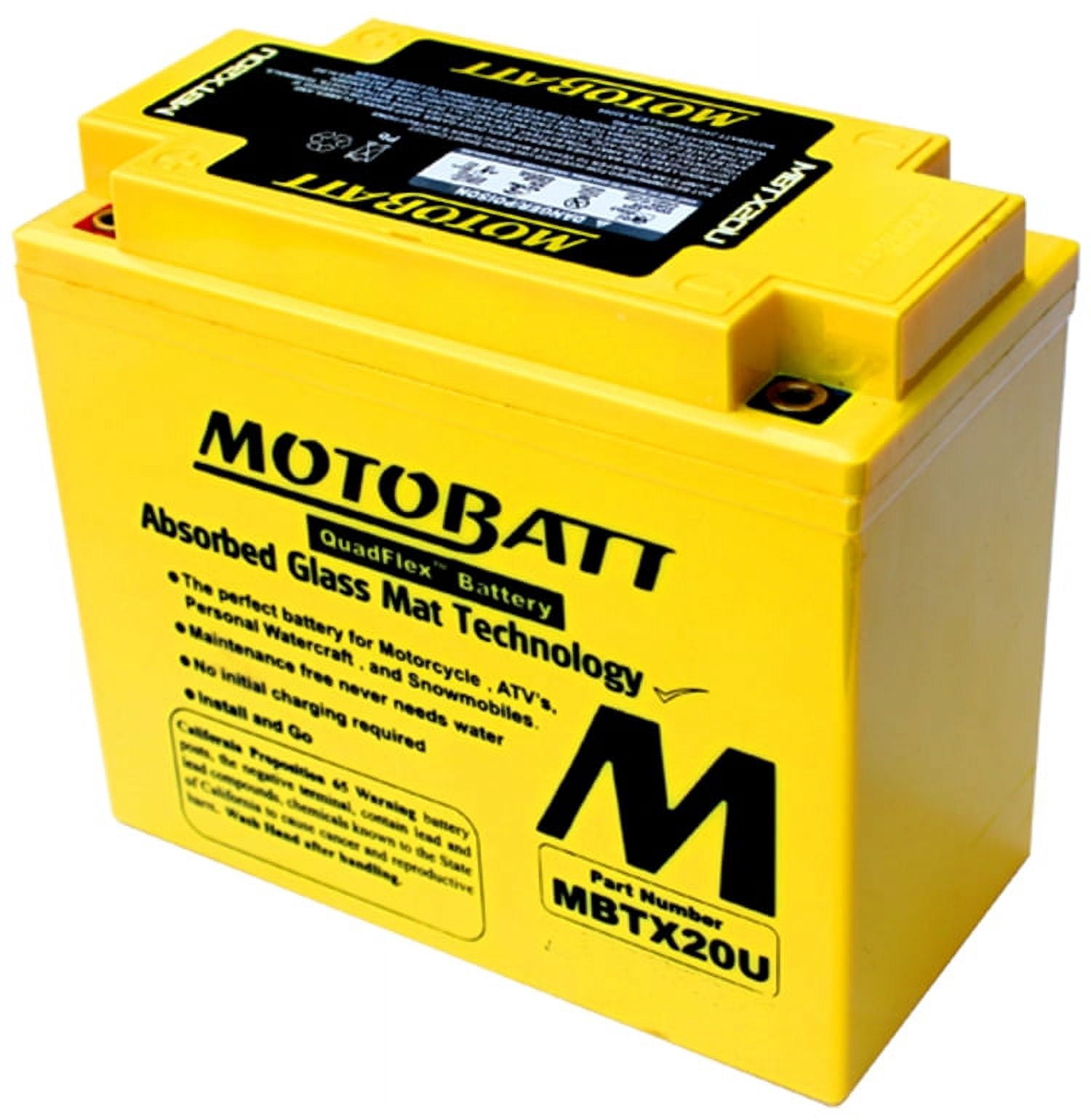 Mighty Max Battery YTX7L-BS 12V 6AH Replacement Battery For 85 CCA Motorbike Btty-4PK MAX3457867