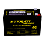 Motobatt MB1270F1 AGM 12v 7Ah Universal Battery for Mobility, UPS, Solar, and many other applications