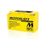 Motobatt MB7U QUADFLEX 12V 100 CCA 6.5AH AGM Factory Activated Replaces YT7B-BS, YT7B-4, WPS 491-1011