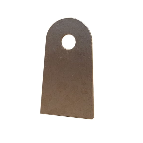 Motobilt Alloy Steel Tab with 2 Inch Height, Stainless Steel Finish