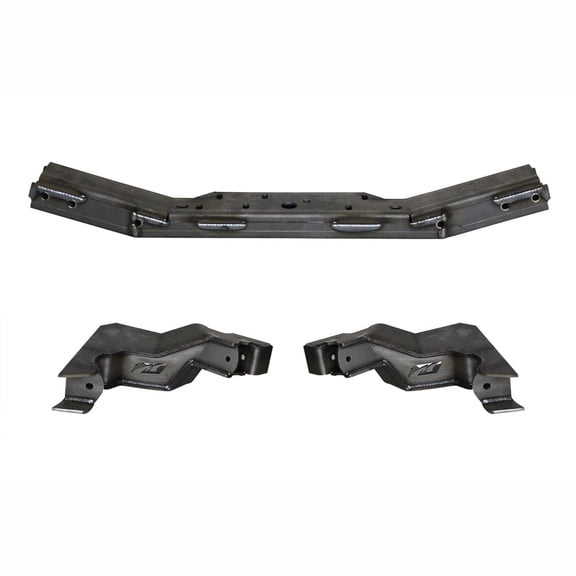 Motobilt Silver Polished Alloy Steel 2012-2018 4 Link Front Suspension Brackets for All-Terrain Vehicles