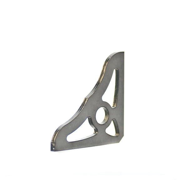 Motobilt Curves Gusset Stainless Steel Silver 1 Piece