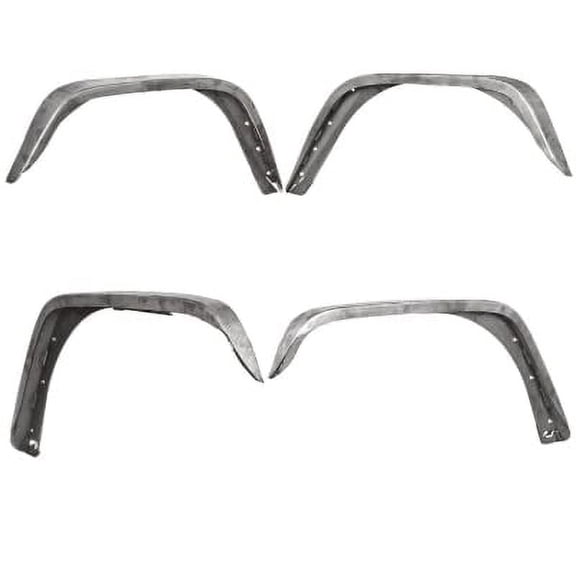 Motobilt F/R 2" Crusher Fender Package fits 07-18 Wrangler JK/JKU