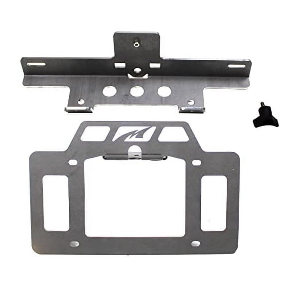 Motobilt License Plate Relocator/Light Mount for JK-JL (Option (Without JL backup camera mount))