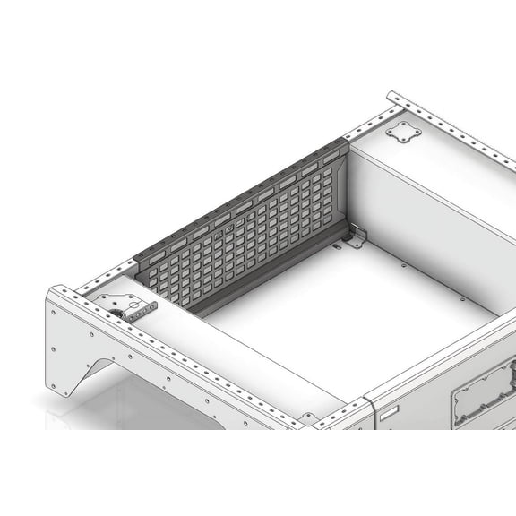 Motobilt Motobed Front MOLLE Panel for JT Gladiator, 1 Pack