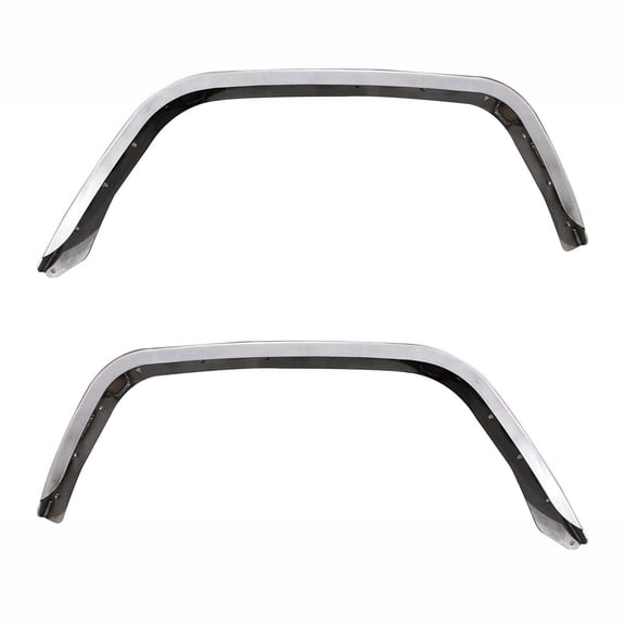 Motobilt Rear Quarter Panel Flares for JT Gladiator, Stainless Steel, 1 Pack, Standard
