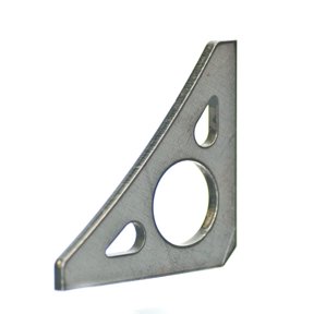 Motobilt Two Tear Gusset Polished Silver Accessory