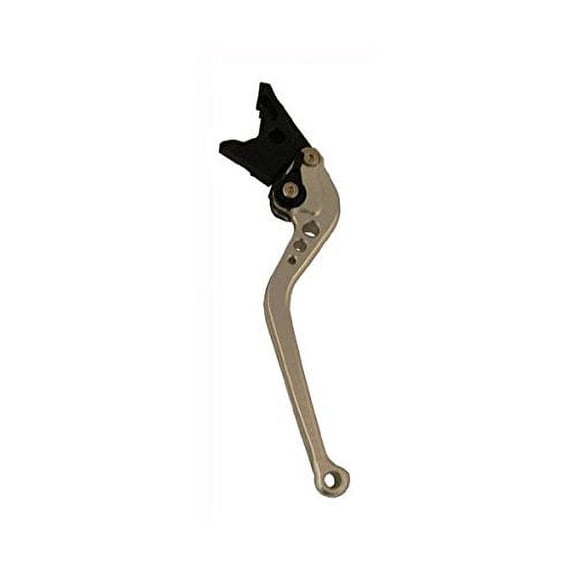 Motobrackets Adjustable 4" SILVER Brake Lever Yamaha 1999-2004 R6, 2002-2003 R1, 2006-2009 R6S, 2001-2005 FZ1 Fazer and Kawasaki 2000-2004 ZX6R/ZX636R/ZX6RR, 2005-2007 ZZR600, 2000-2003 ZX9R, ZX10R
