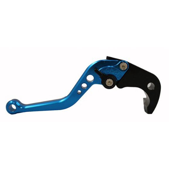 Motobrackets Adjustable short BLUE clutch Lever for Suzuki