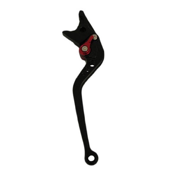 Motobrackets standard 4" adjustable BLACK brake lever for Yamaha 2005-2009 YZF R6, 2004-2009 YZF R1