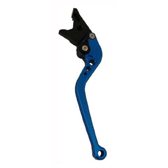 Motobrackets standard 4" adjustable BLUE brake lever for Yamaha 2005-2009 YZF R6, 2004-2009 YZF R1