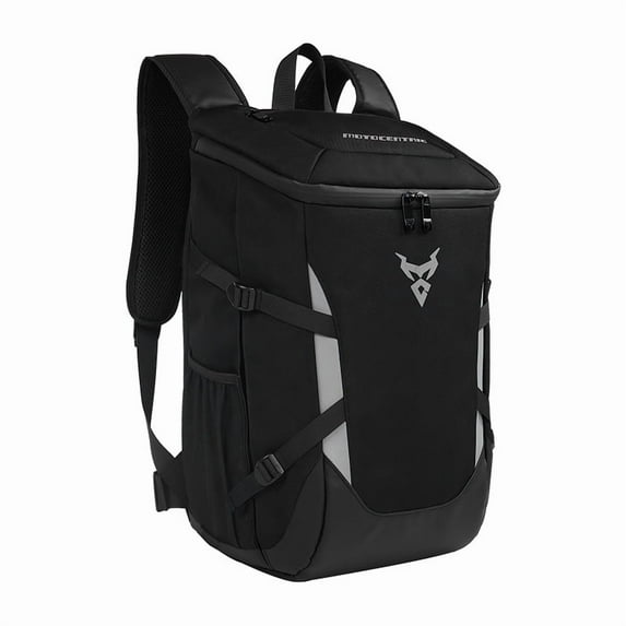 Motocentric Motorcycle Rider Equipment Helmet Basketball 28L Backpack Waterproof Outdoor Adjustable Business Travel Laptop Bag