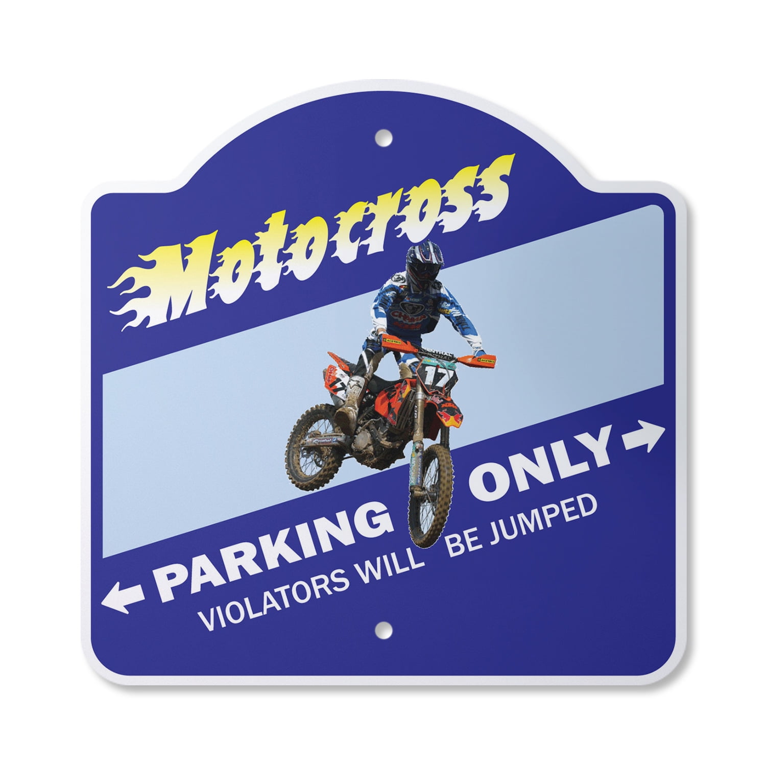 Motocross 14" X 14" Sign | Indoor/Outdoor Plastic | SignMission ...