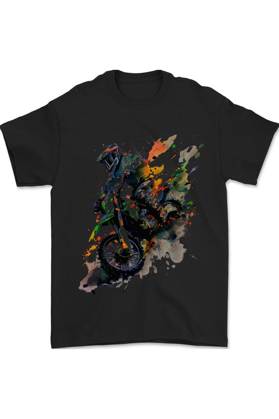 Motocross Art Dirt Bike MotoX Mens T-Shirt New