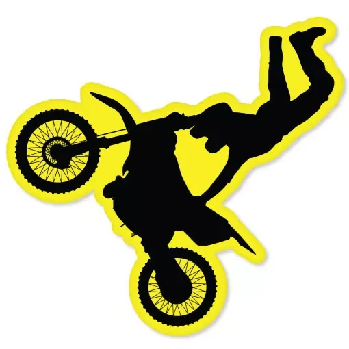 Motocross Car Styling Auto Moto Bumper Sticker Phone Decal Water Bottle Stickers Car Decals, Laptop Sticker