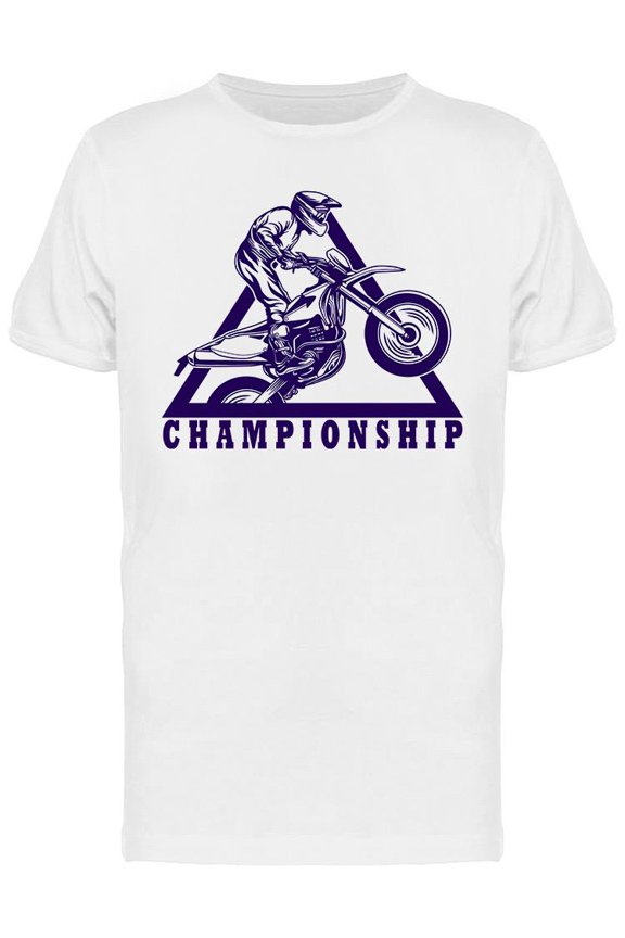 Motocross Championship   T-Shirt Men -Image by Shutterstock, Male x-Large