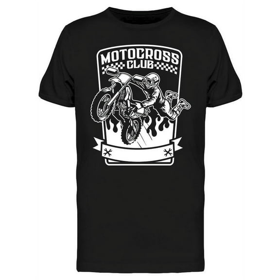 Motocross Club T-Shirt Men -Image by Shutterstock, Male Medium