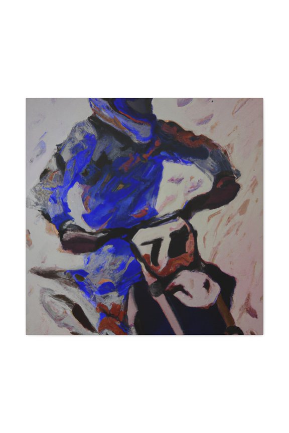 "Motocross Dash Victory" - Canvas