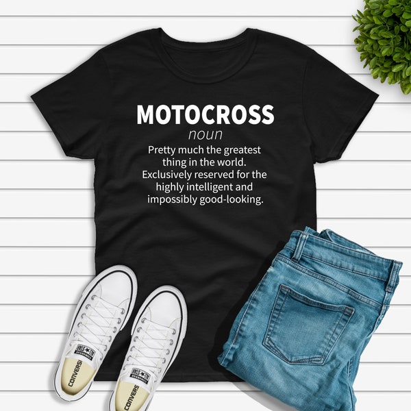 Motocross Definition Tshirt, Funny Motocross Rider Gift for Him or Her