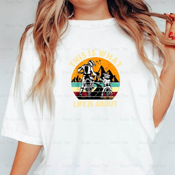 Motocross Dirt Bike Dad The Extreme Motorcycle Rider Graphic V51233 New Unisex T-Shirt, up to 5XL