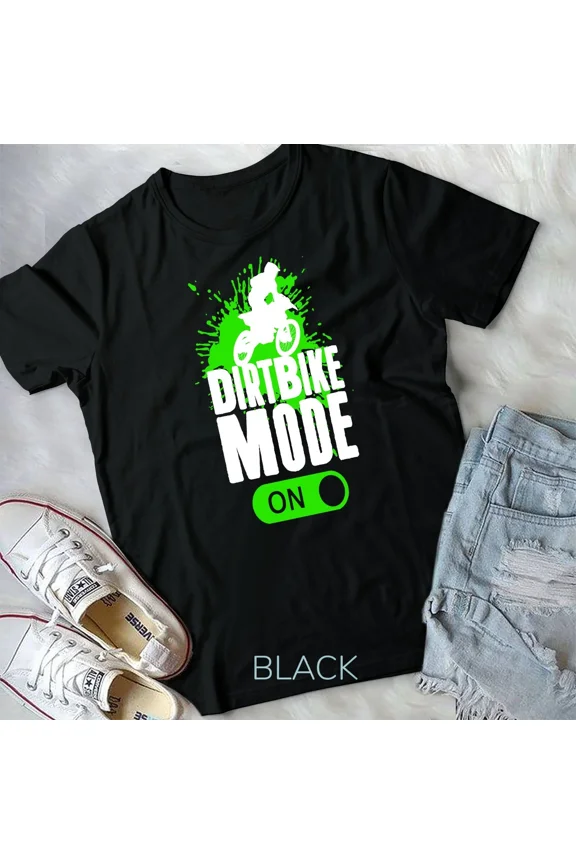Motocross Dirt Bike Mode On Youth Supercross Racing Unisex Tshirt