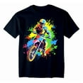 thumbnail image 1 of Motocross Dirt Bike T-Shirt Men's Graphic Print MX Racing Tee (1), 1 of 6