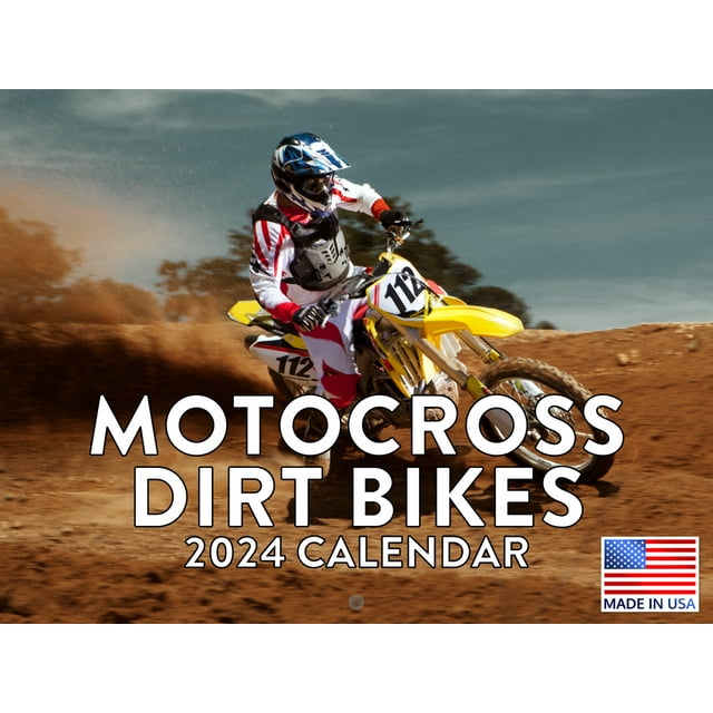 Motocross Dirt Bikes 2025 Wall Calendar Motocross Dirt Bikes Calendar