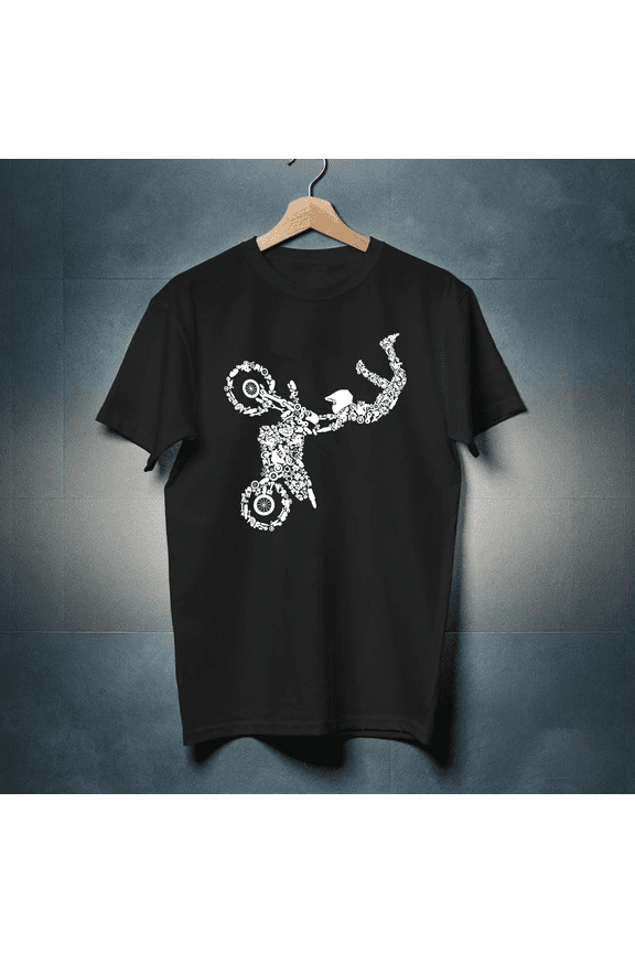 Motocross Enduro Supermoto Bike Dirt Biker Boys Children Gift Unisex T-Shirt, up to Size 5XL