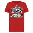 thumbnail image 1 of Motocross Flag And Biker Tee Men's -Image by Shutterstock, 1 of 2