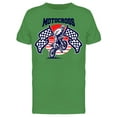 thumbnail image 1 of Motocross Flags And A Biker Tee Men's -Image by Shutterstock, 1 of 2