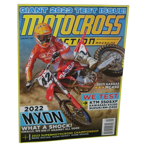 Motocross Giant Test Issue January 2023 Magazine Book