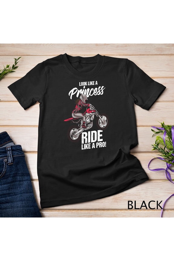 Motocross Girls Gift Dirt Bike Women Motorcycle Racing T-Shirt Unisex T-shirt