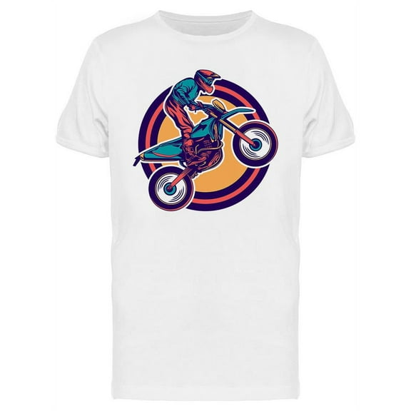 Motocross  Graphic T-Shirt Men -Image by Shutterstock, Male Large