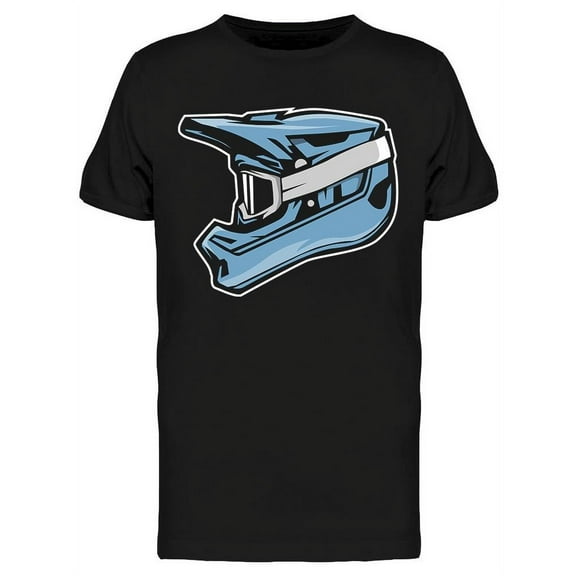 Motocross Helmet T-Shirt Men -Image by Shutterstock, Male x-Large