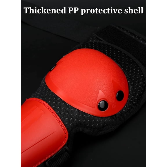 Motocross Knee Shin Guard for Kids Youth Anti-Slip 2 in 1 Protector Elbow Pads Adjustable Dirt Bike Gear Motorcycle Armor Set