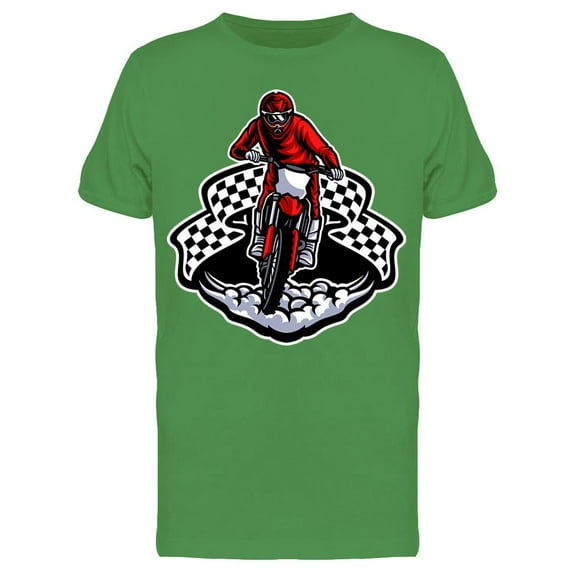 Motocross Logo Design Tee Men's -Image by Shutterstock