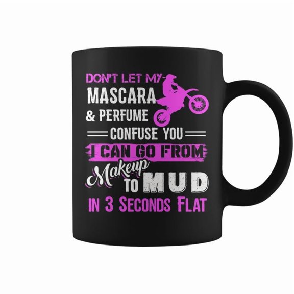 Motocross Makeup To Mud Coffee Mugs
