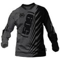 thumbnail image 1 of Motocross Men Black White Cycling Jersey Breathable Downhill MTB Long Sleeve Shirt, 1 of 8