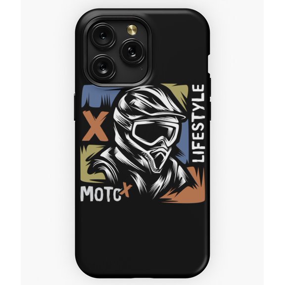 Motocross Racer Vintage Moto X Style G4251 Phone Case for iPhone17 16 15 14 13 12 11 Pro Max