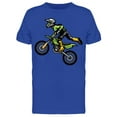 thumbnail image 1 of Motocross Rider Doing Stunt T-Shirt Men -Image by Shutterstock, Male XX-Large, 1 of 2