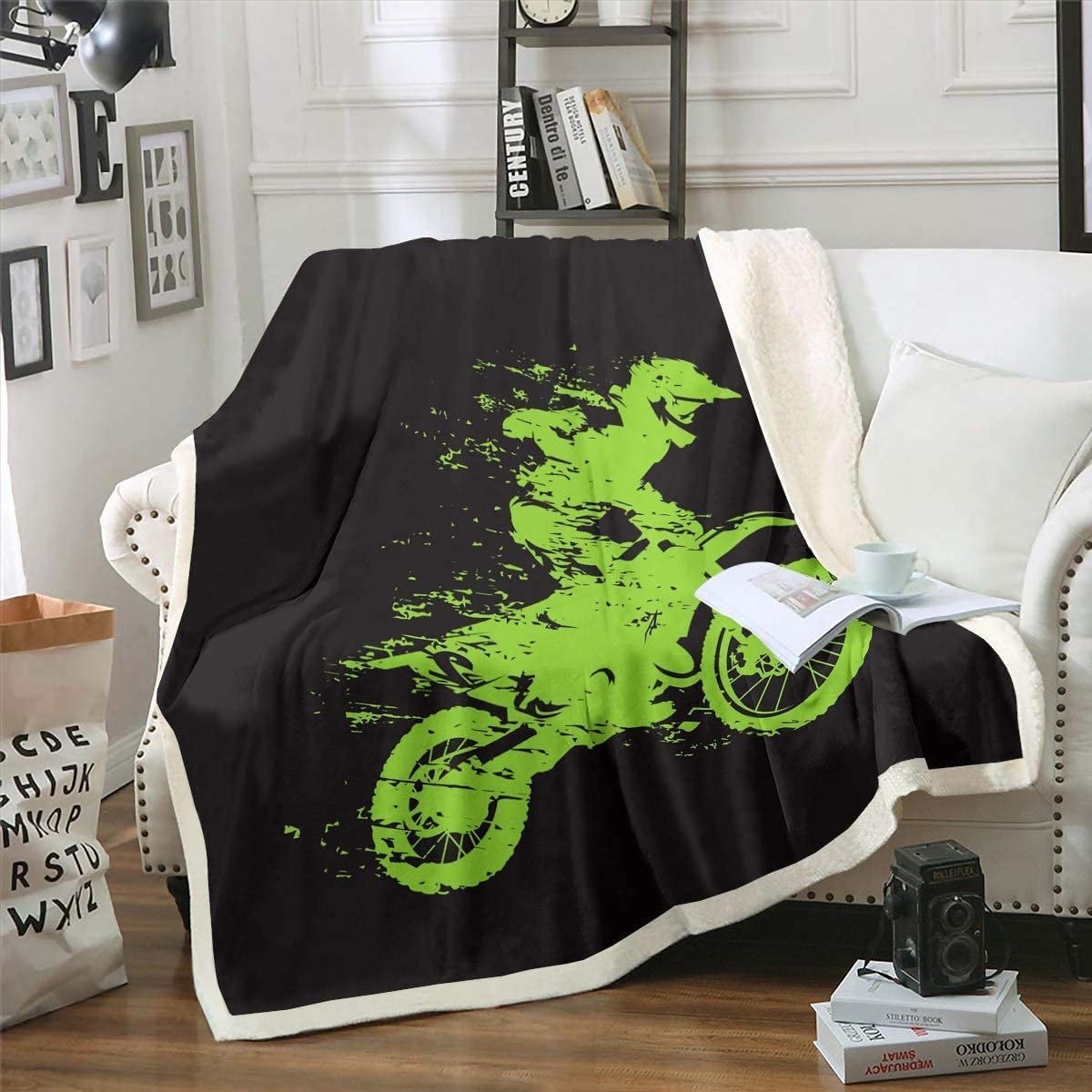 Motocross Wife Arctic Fleece Blanket 50x60