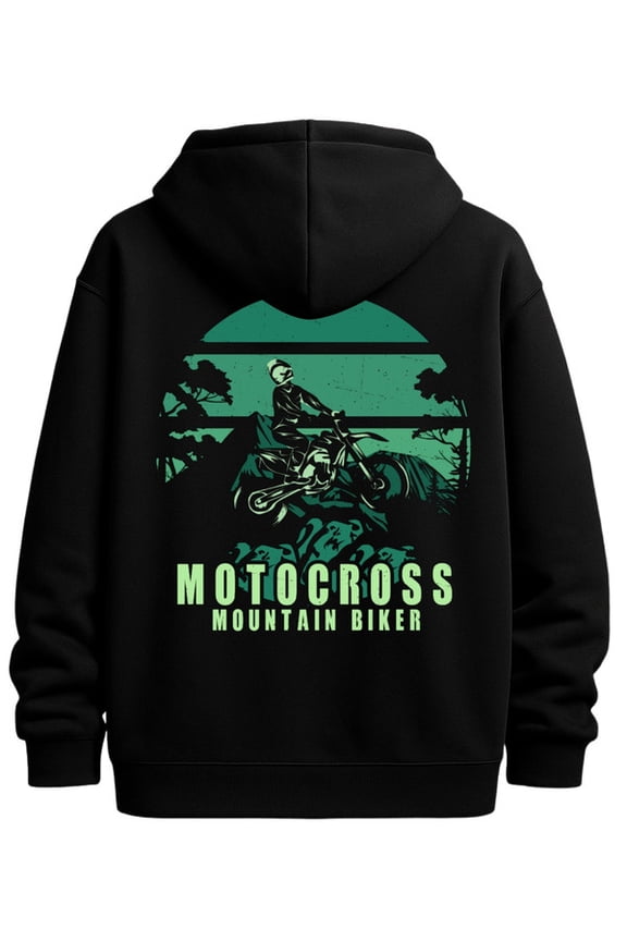 Motocross Rider hoodies & sweatshirt men hooded sweatshirt black Perfect for Fall & Winter autumn clothes hoodies Everyday & Formal Wear Everyday Styling gift Vintage Unisex hoodie