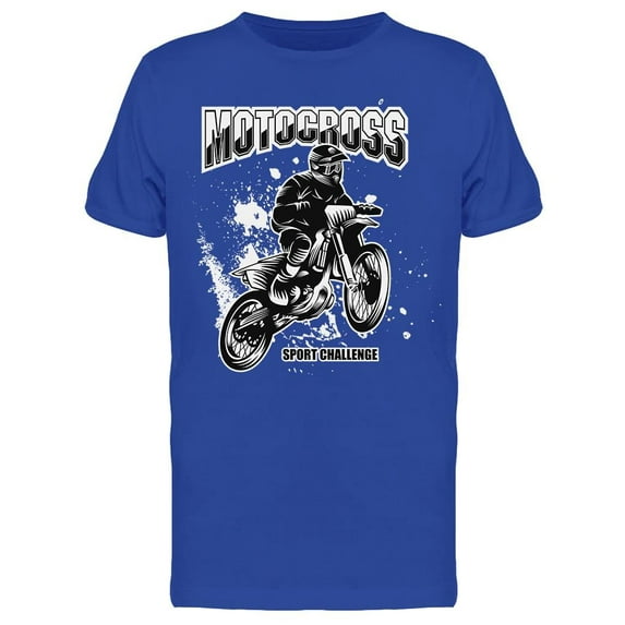 Motocross Sport Challenge T-Shirt Men -Image by Shutterstock, Male Large