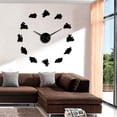 thumbnail image 1 of Motocross Sports Bike Wall Art Home Decor DIY Giant Wall Clocks Watch Extreme Sports Motorbike Super Bike Speed Racer Bikers Gift(Black,27inch), 1 of 7